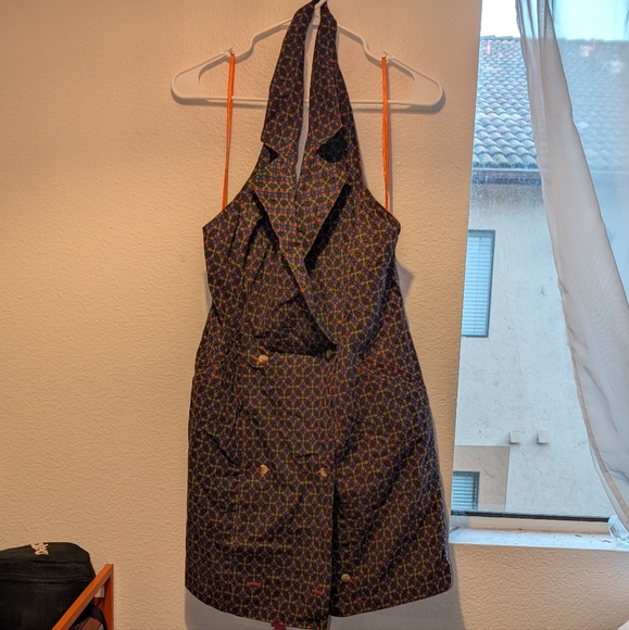 Free People Louie Halter Blazer Dress in kaleidoscope print - Picture 4 of 5